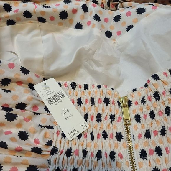 Anthropologie Mauve One Shoulder Bow Tank 20W NWT - Picture 5 of 6